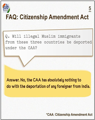 FAQ:CAA