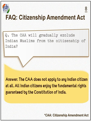 FAQ:CAA