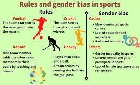 rules & gender bias in sports