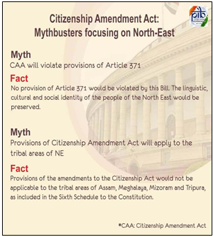 CAA: mythbusters focusing on north-east